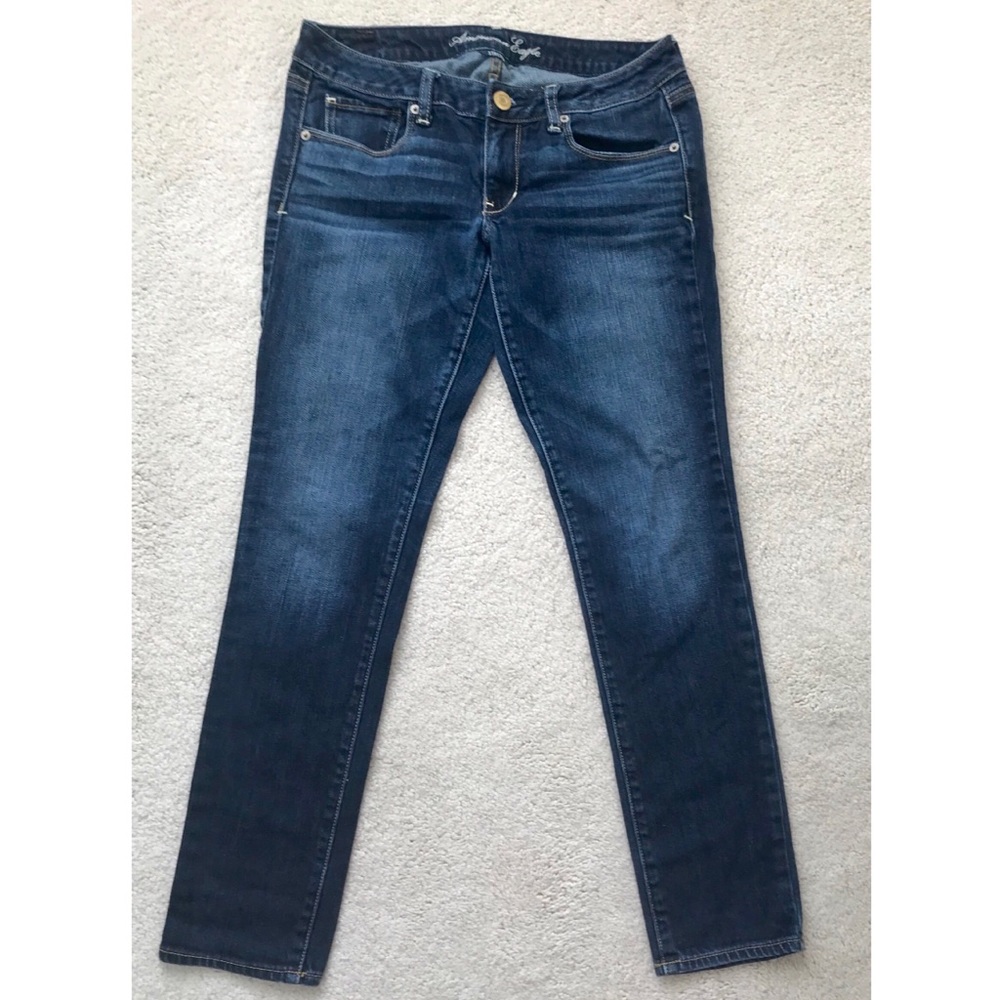 American Eagle Blue Skinny Jeans